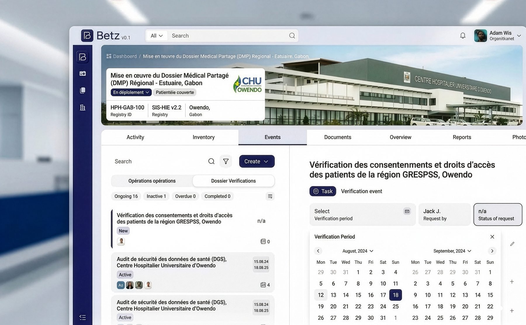 Interface de Betz